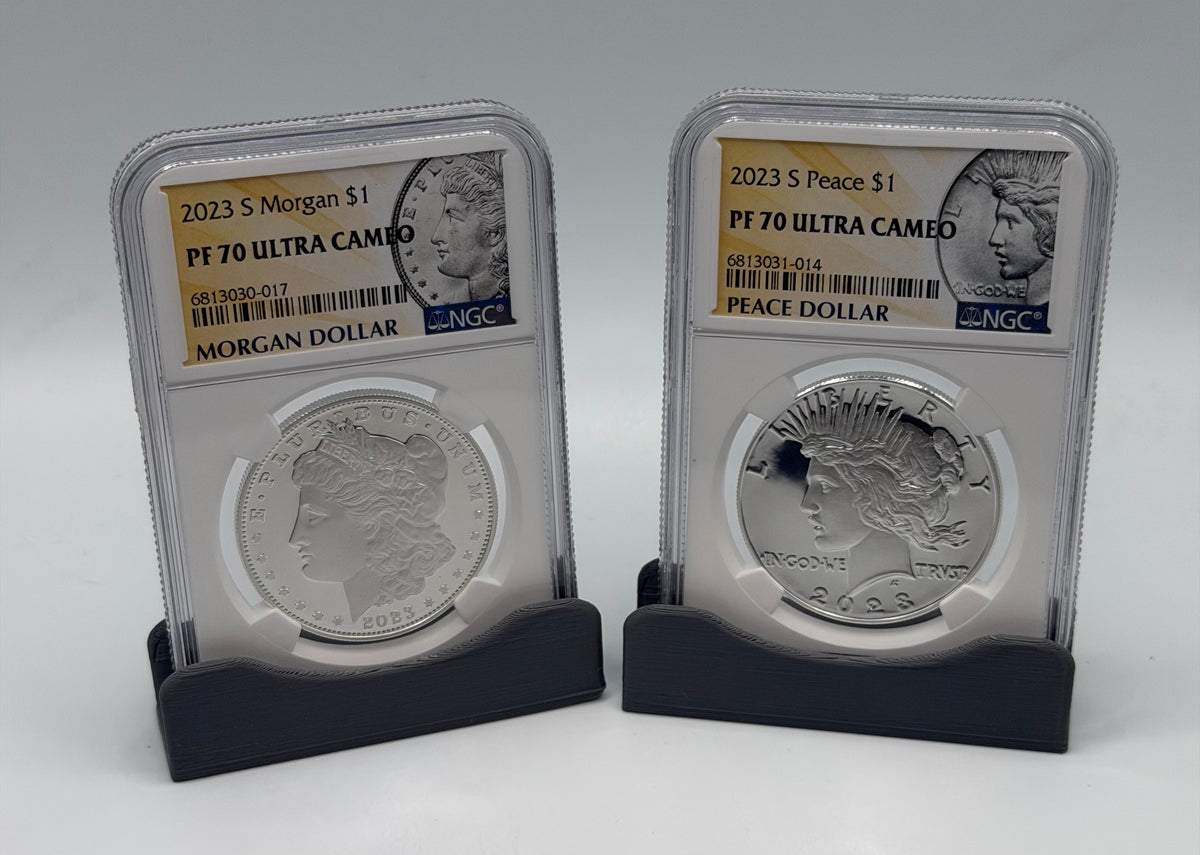 2023 S Peace & Morgan Silver Dollar Proof Set NGC PF70 Ultra Cameo