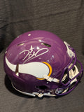 Daunte Culpepper Minnesota Vikings Autographed Riddell 1983-2001 Throwback Speed