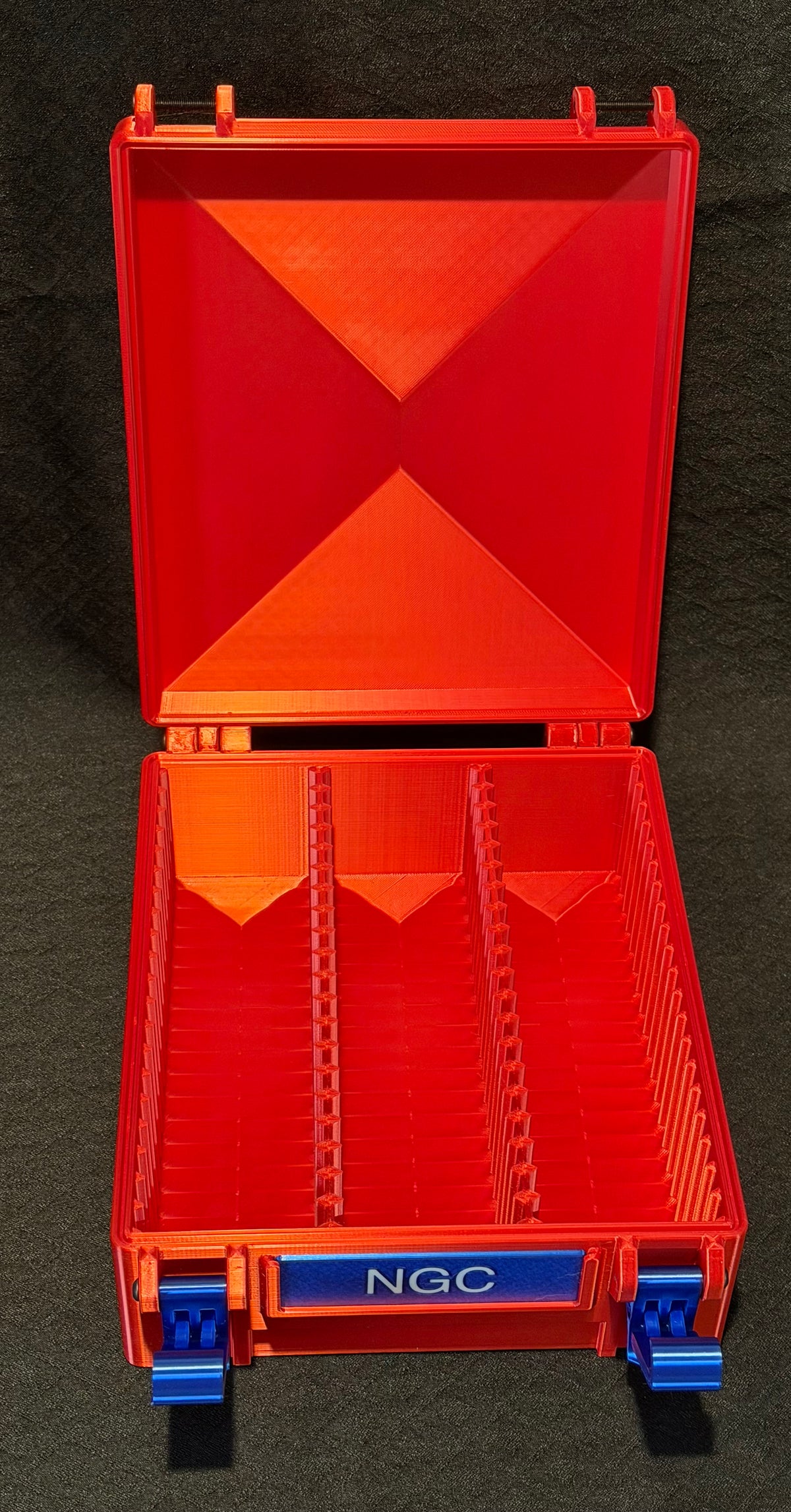 60 Spot Slab Storage Box NGC / PCGS / IGC Container Candy Red