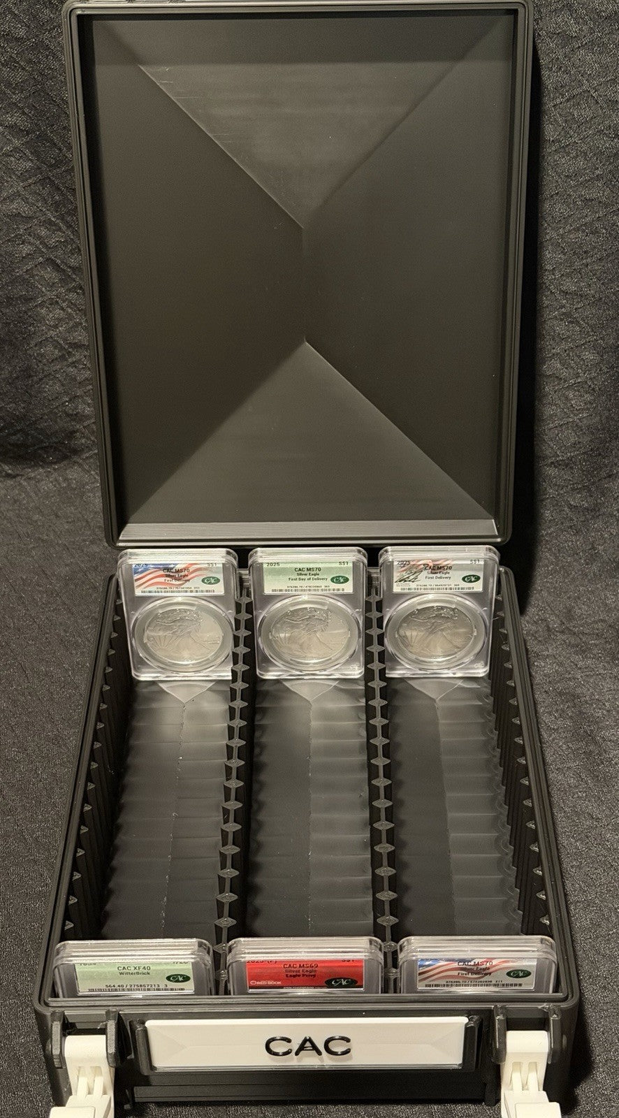 60 Spot Slab Storage Box CAC Container Custom 3D Printed Box