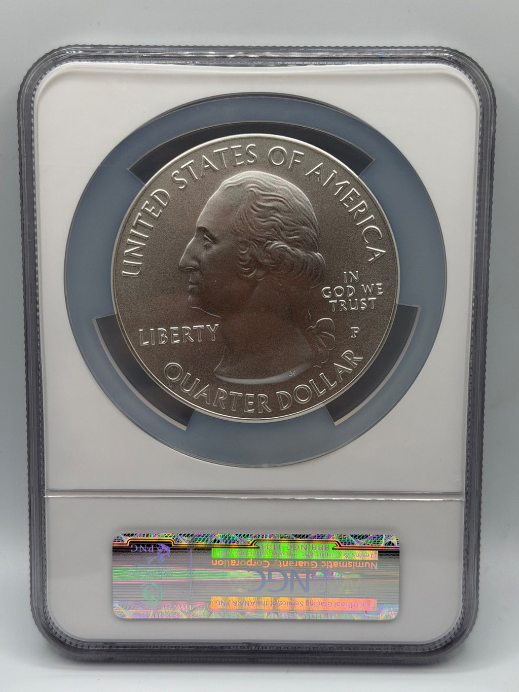 2015-P Saratoga 5oz  Silver 25C NGC SP 70 First Day Of Issue
