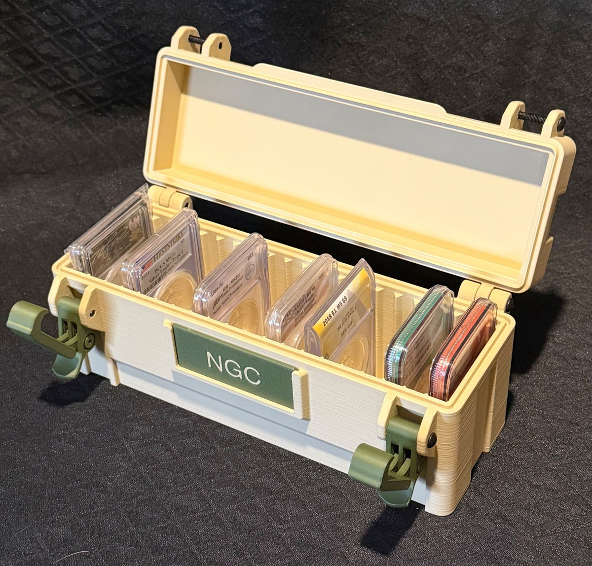 20 Spot Slab Storage Box NGC / PCGS / IGC Container Custom 3D Printed Box