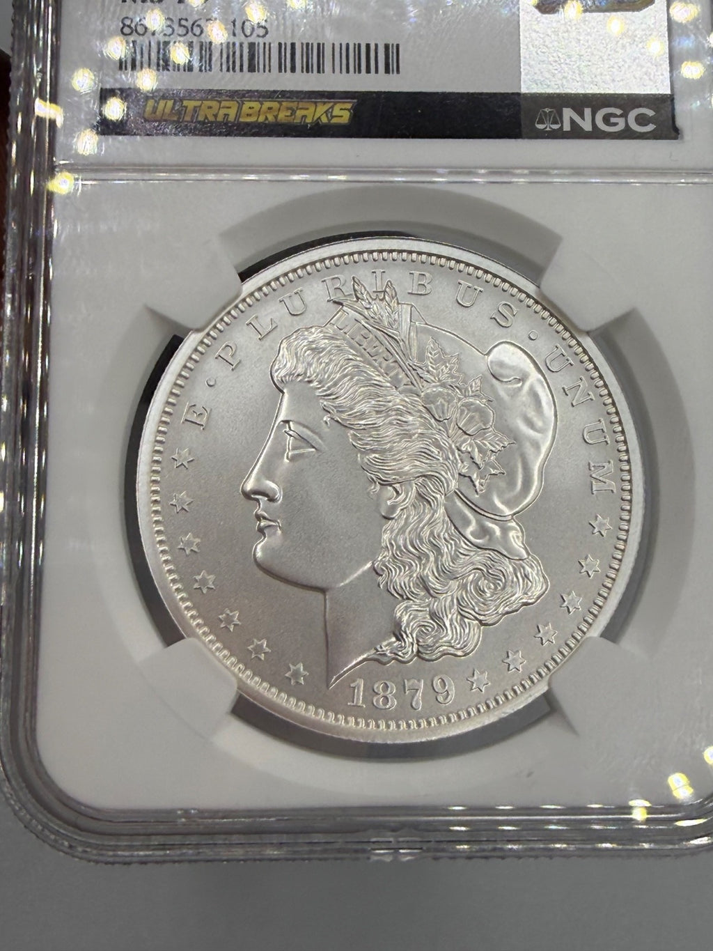 2023 Fiji $1 Morgan "1879 CC" Ultra Breaks NGC MS70 Early Releases Silver Coin