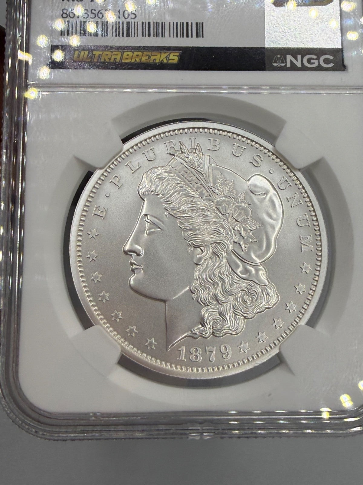 2023 Fiji $1 Morgan "1879 CC" Ultra Breaks NGC MS70 Early Releases Silver Coin