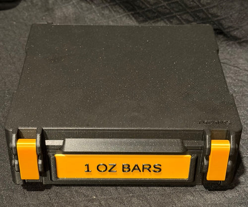 1 OZ Bar  Storage Box Holds 80- 1 Oz Silver Bars