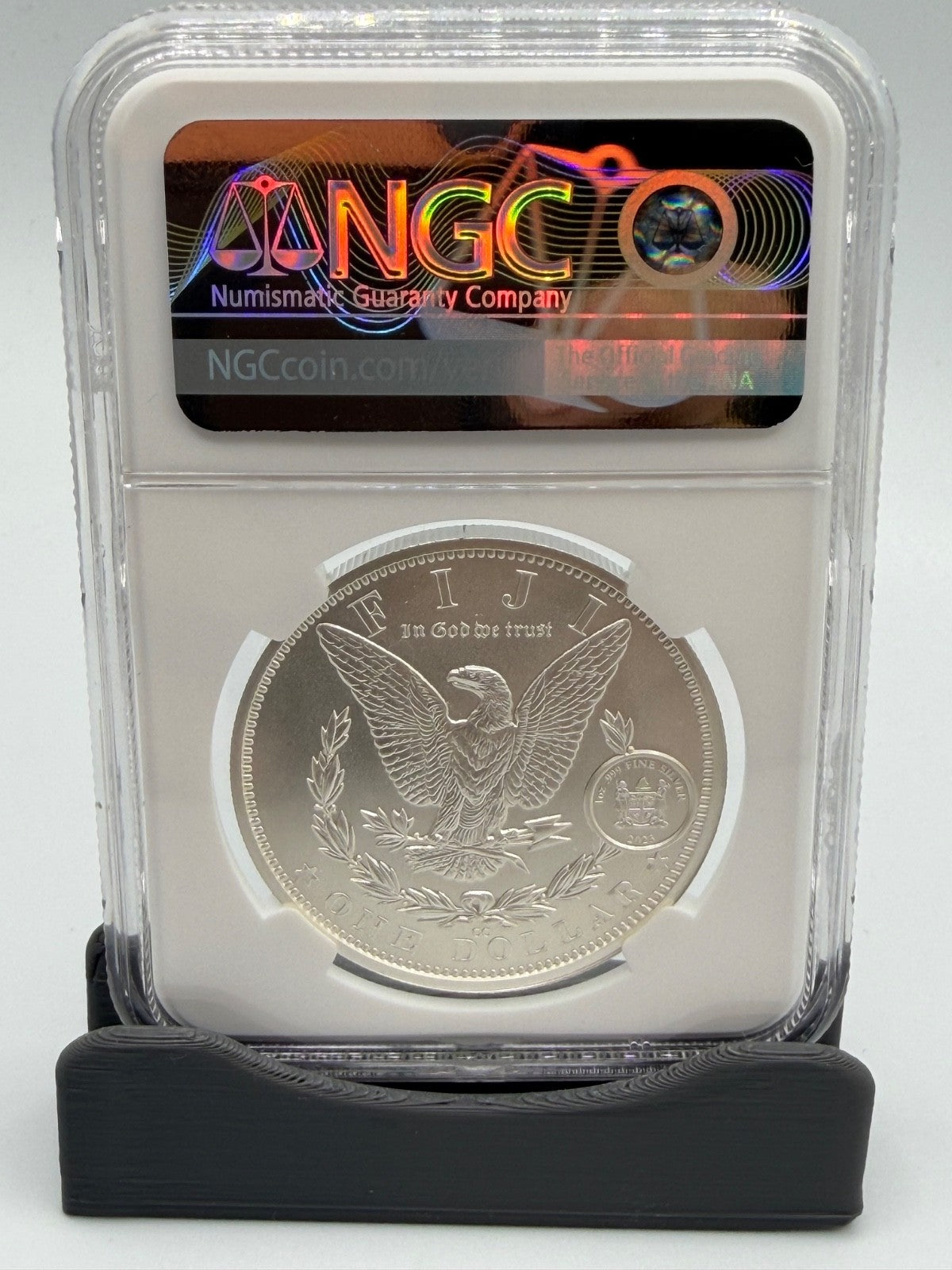 2023 Fiji $1 Morgan "1879 CC" Ultra Breaks NGC MS70 Early Releases Silver Coin