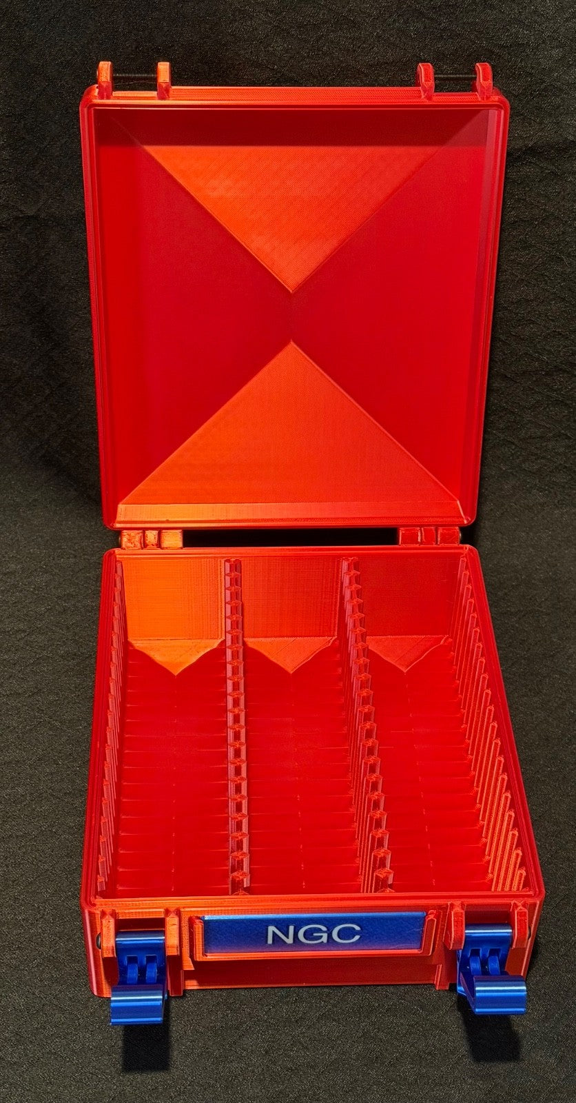 60 Spot Slab Storage Box NGC / PCGS / IGC Container Candy Red