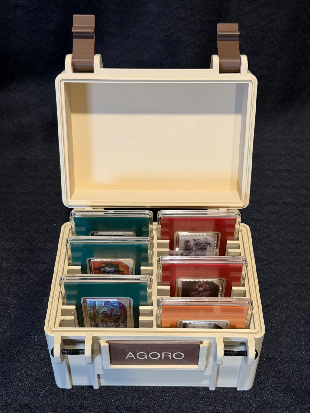 20X Agoro Trading Coin Storage Box Holds 20 Coins 3DP