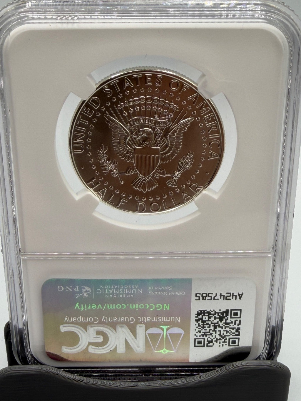 2014-D Kennedy Silver Half NGC SP69 High Relief 50th Anniversary