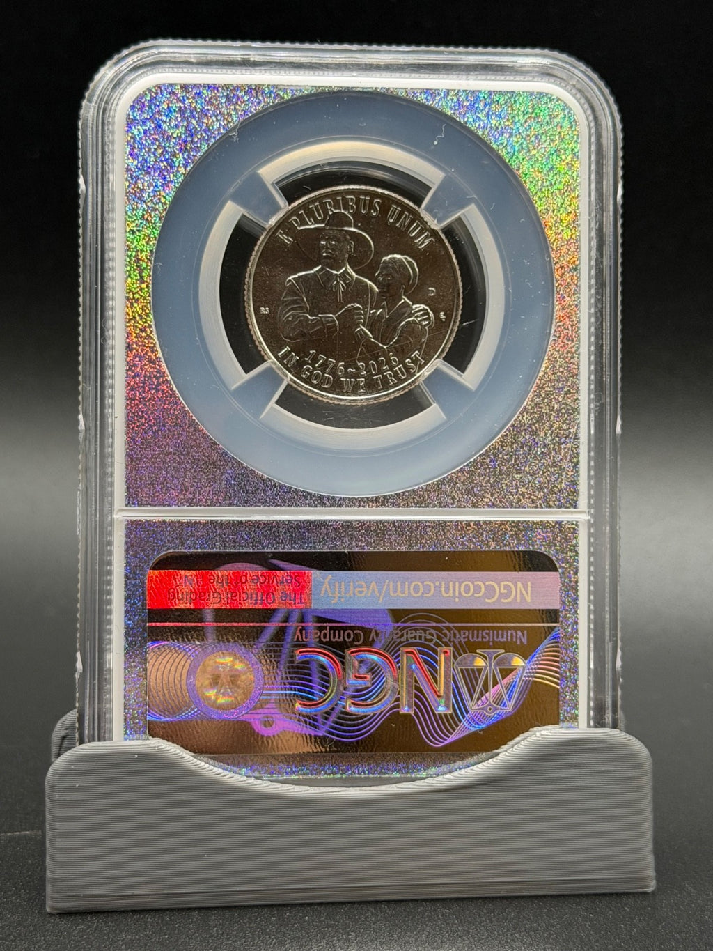 1776-2026 8-Coin NGC Gem Unc Set P&D 50C 25C 10C 5C With 20-Slot NGC Storage Box
