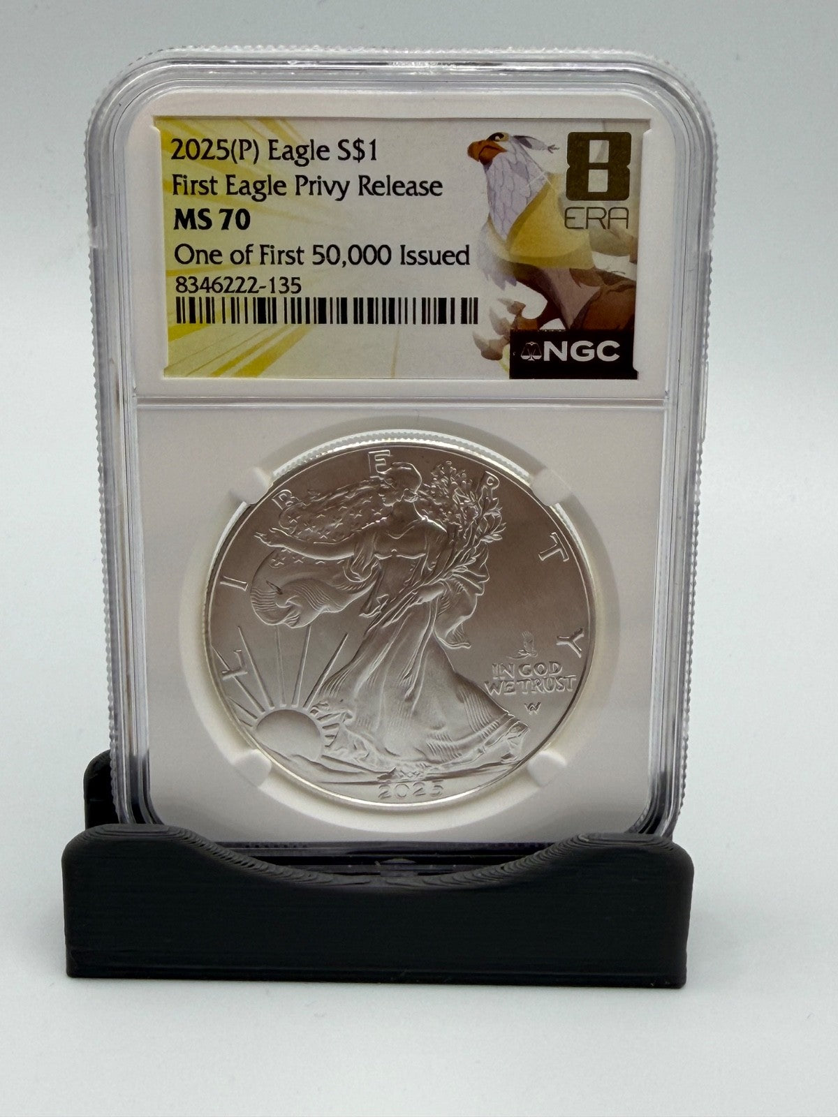 2025 (P) $1 1-oz American Silver Eagle First Eagle Privy Releases One of First