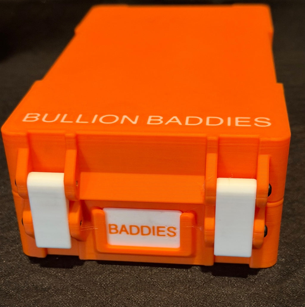 Bullion Baddies and COA Storage Box Holds 40- 1 Oz Silver Bars