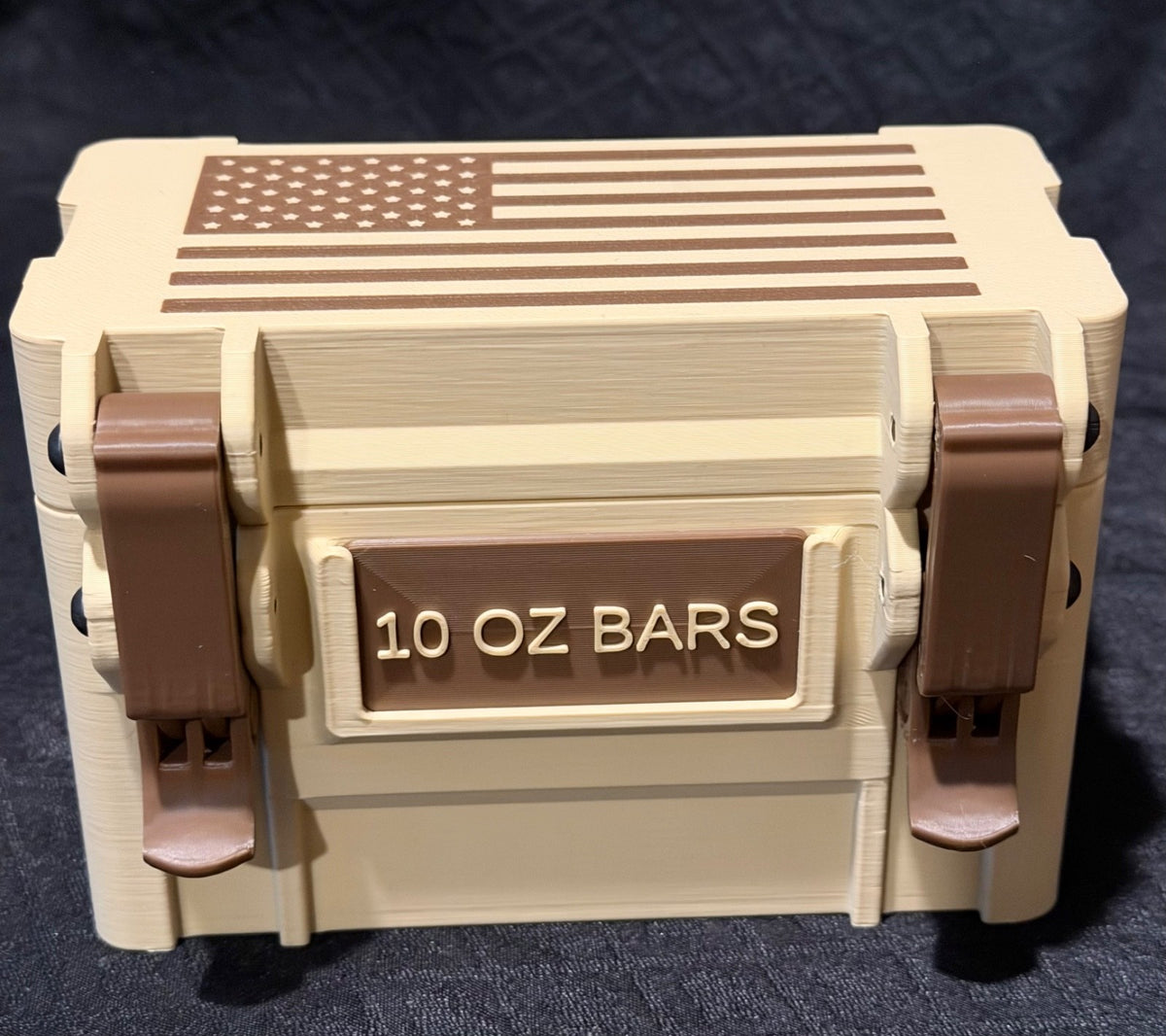 10 oz Silver Bar Capsule Storage Box Case Holds 10 Custom Air-Tite Direct Fit