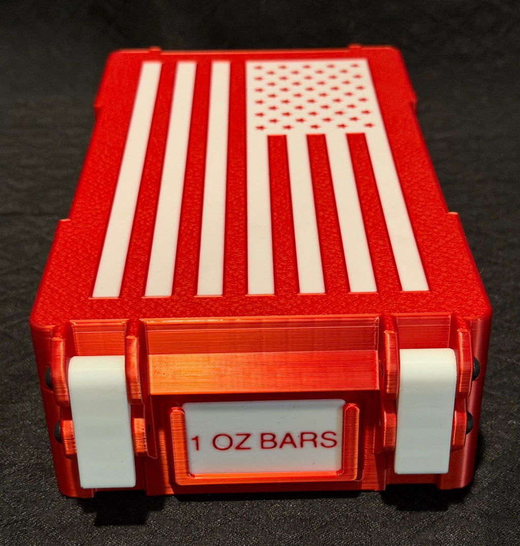 1 OZ Bar Storage Box Holds 60- 1 Oz Silver Bars