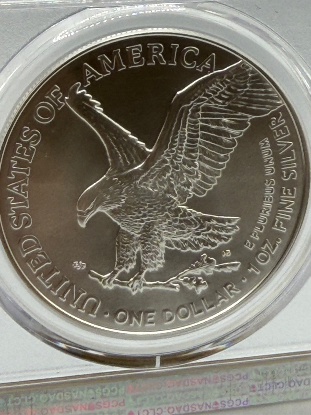 2021 $1 Silver Eagle Type 2 PCGS MS70 First Strike 35th Anniversary Label