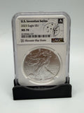 2023 $1 Silver Eagle NGC MS70 - US Invention Series "Chocolate Chip Cookie"