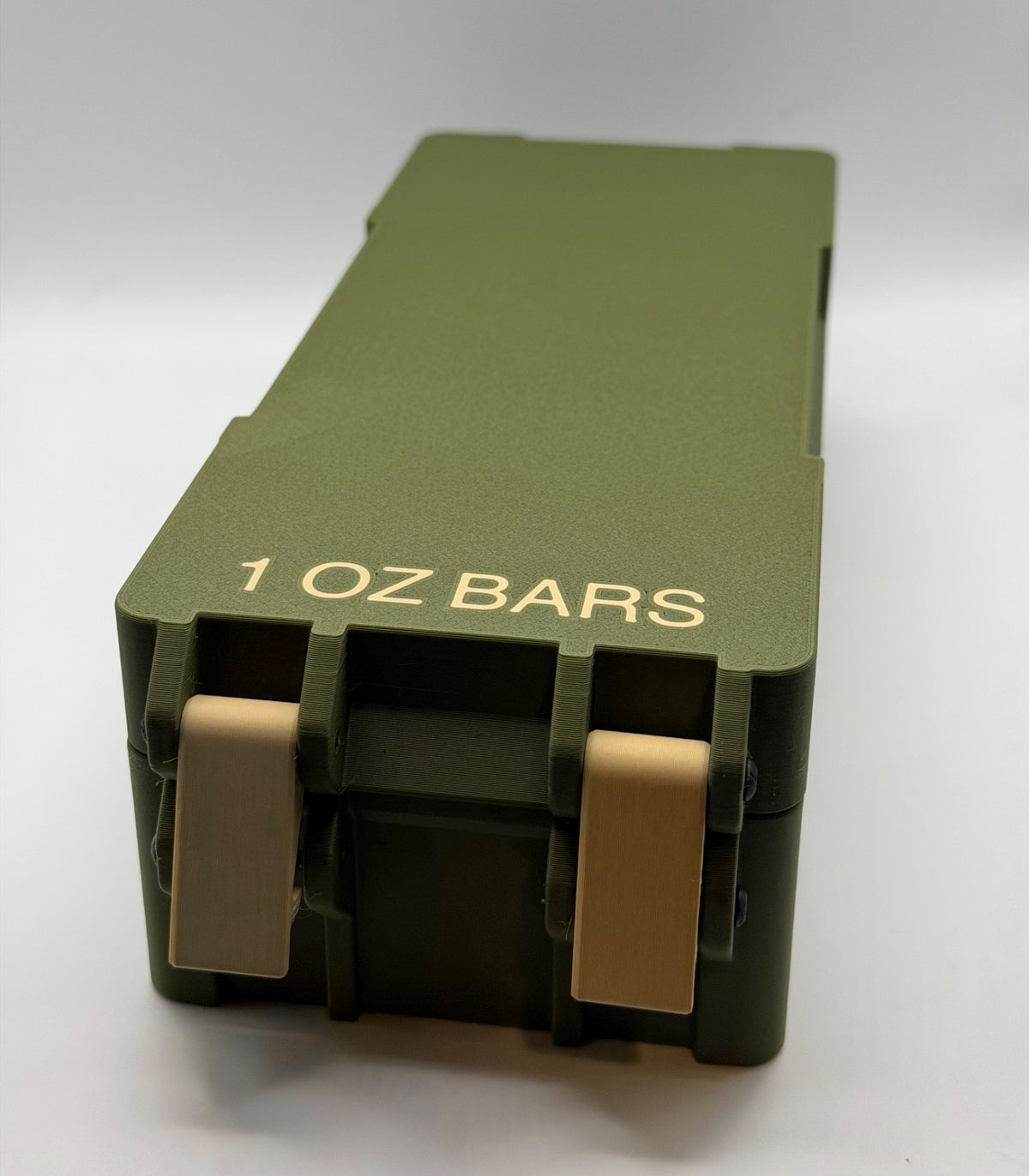 40 Spot 1 Oz Bar In Capsule Storage Box 3D Printed