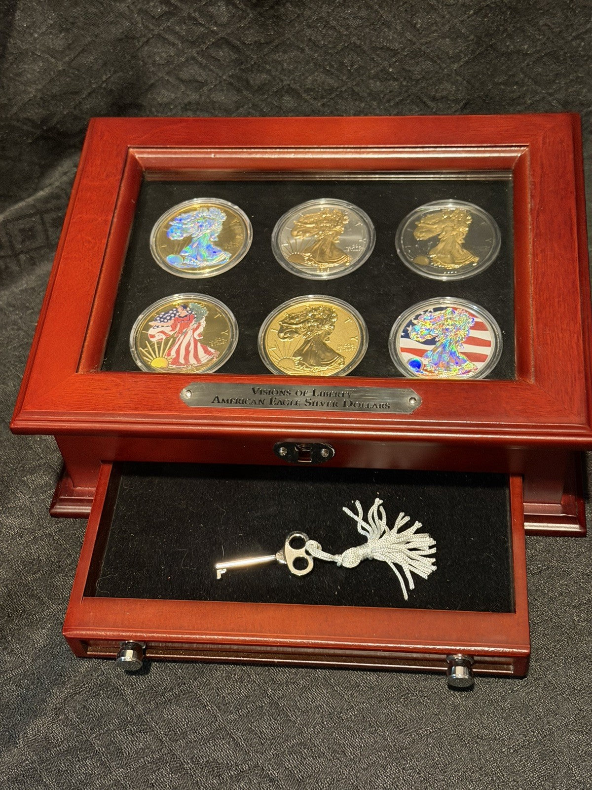 Visions of Liberty American Eagle Silver Dollar $1 Coin Set PCS