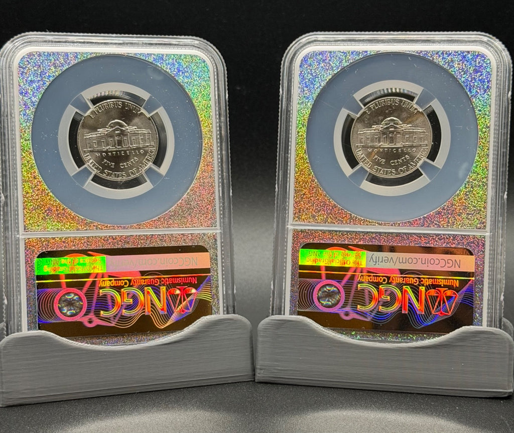 1776-2026 8-Coin NGC Gem Unc Set P&D 50C 25C 10C 5C With 20-Slot NGC Storage Box
