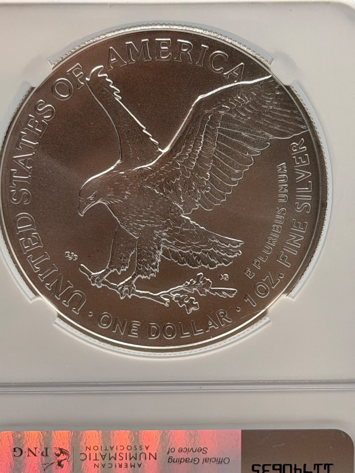 2023 $1 Silver Eagle NGC MS70 - US Invention Series "Chocolate Chip Cookie"