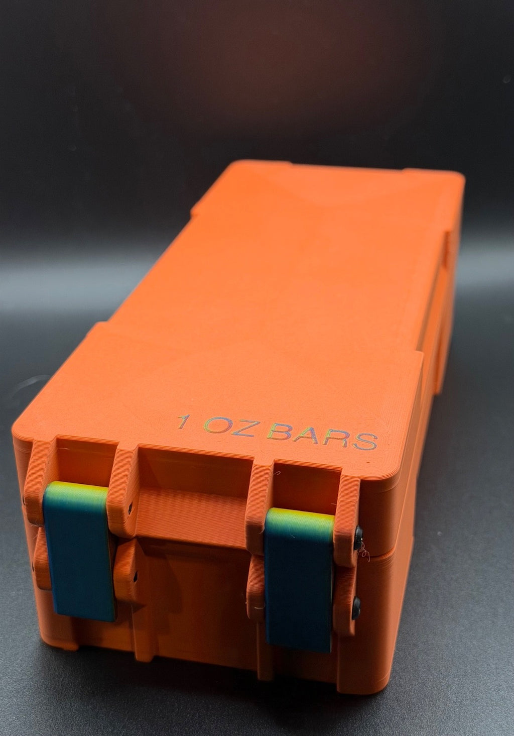 40 Spot 1 Oz Bar In Capsule Storage Box 3D Printed