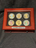 Visions of Liberty American Eagle Silver Dollar $1 Coin Set PCS