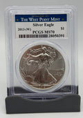 Struck at The West Point Mint Silver Eagle 2013-(W) $1 PCGS MS70 Coin